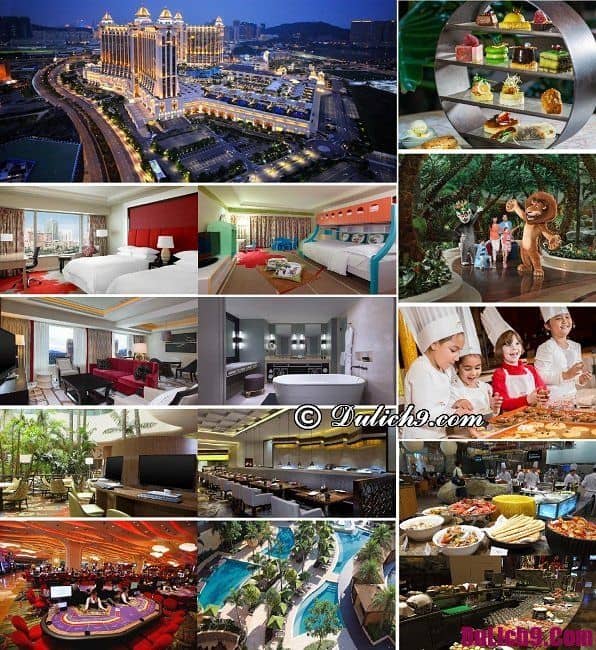 Khách sạn đẳng cấp đẹp, tiện nghi hiện đại, nổi tiếng được ưa chuộng và đặt phòng nhiều nhất ở Macao, Trung Quốc