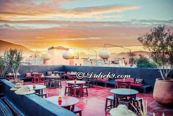 Nên ở đâu khi du lịch Marrakech? Khách sạn nổi tiếng ở Marrakech