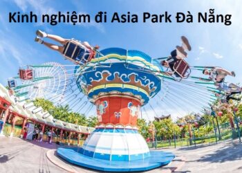 Các trò chơi ở công viên Châu Á Đà Nẵng. Đu quay dây văng