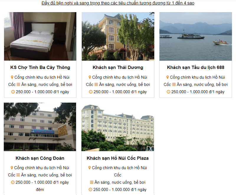 Kinh nghiệm du lịch Hồ Núi Cốc Thái Nguyên, khách sạn ở Hồ Núi Cốc