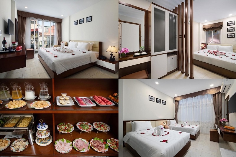 Nên ở khách sạn nào Hà Nội giá rẻ, gần hồ Hoàn Kiếm. Review các khách sạn đẹp rẻ ở Hà Nội. New Vision Palace