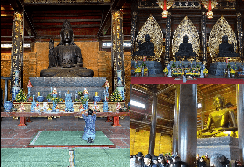 Review chùa Tam Chúc Hà Nam. tượng phật ở chùa Tam Chúc