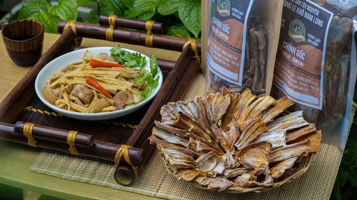 What to buy in Gia Lai as a gift?  dried bamboo