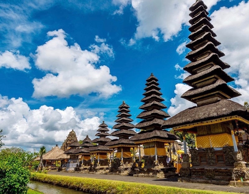 Địa điểm du lịch đẹp, nổi tiếng ở Bali. Đền Pura Taman Ayun