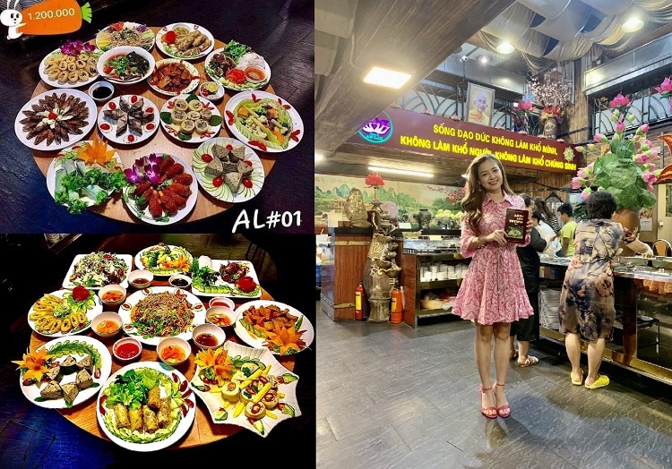 Nhà hàng, quán ăn buffet chay ngon ở Hà Nội. An Lạc