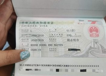 Hướng dẫn tự điền đơn xin visa đi Trung Quốc