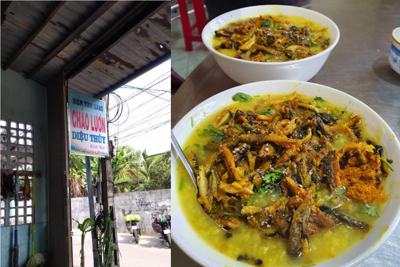 TOP nhà hàng, quán ăn ngon ở Quảng Ngãi giá rẻ, nổi tiếng, đông khách. Cháo lươn Thùy