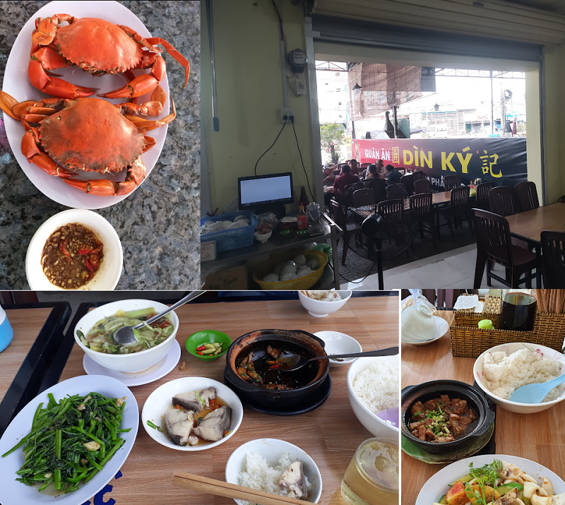 TOP quán ăn ngon ở Hà Tiên Kiên Giang nổi tiếng nhất. Quán cơm Dìn Ký