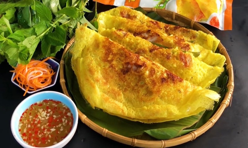 Món ăn đặc sản Việt Nam. Bánh xèo