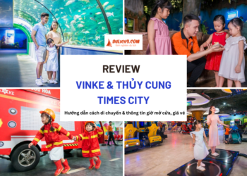 Review Vinke và thủy cung Times City có gì chơi vui, thú vị, giá vé, giờ mở cửa