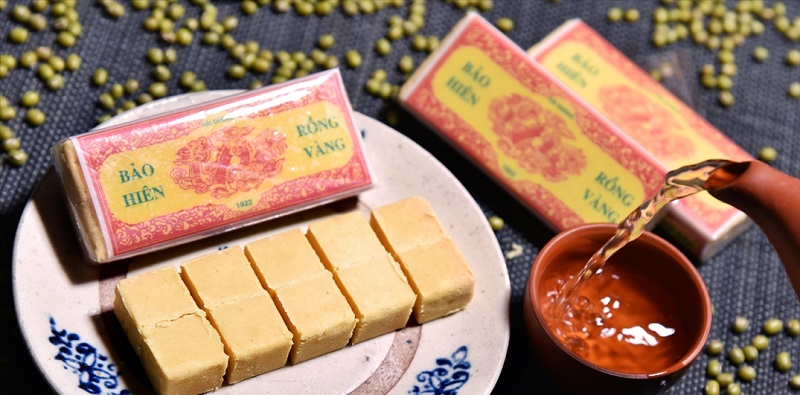 Những loại bánh kẹo đặc sản Hà Nội ngon hấp dẫn, nổi tiếng. Bánh đậu xanh