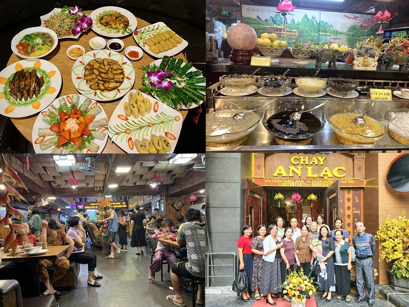 TOP nhà hàng, quán ăn chay ngon ở Hà Nội nổi tiếng, giá rẻ, đông khách. Chay An Lạc