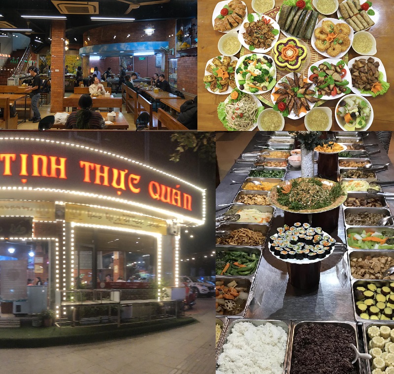 TOP nhà hàng, quán ăn chay ngon ở Hà Nội nổi tiếng, giá rẻ, đông khách. Tịnh Thực Quán