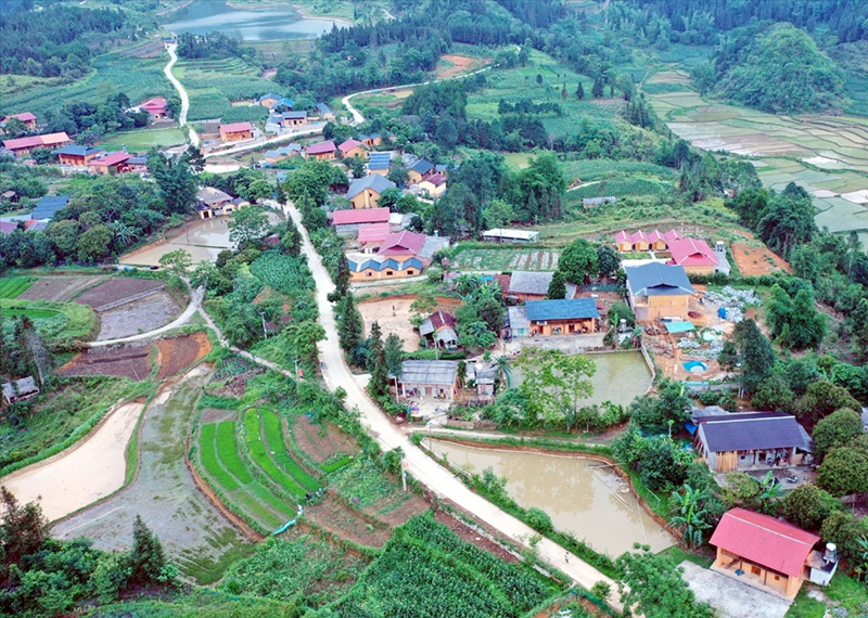 Bản làng đẹp ở Hà Giang. Bản làng nổi tiếng ở Hà Giang