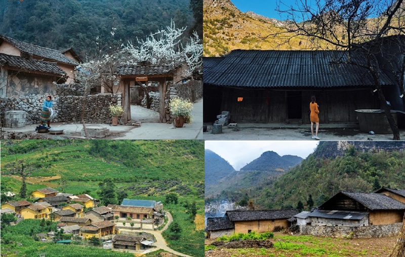 Bản làng đẹp ở Hà Giang. Bản làng nổi tiếng ở Hà Giang
