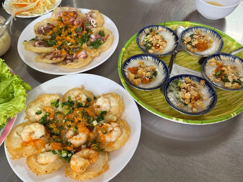 Quán bánh khọt ở Vũng Tàu. Quán bánh khọt nổi tiếng Vũng Tàu