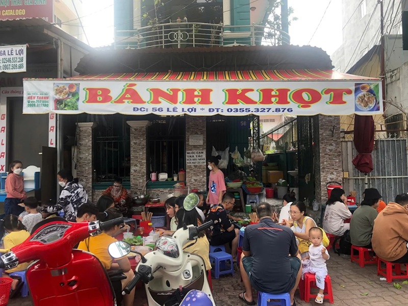 Quán banh khọt ở Vũng Tàu. Quán bánh khọt ngon rẻ ở Vũng Tàu