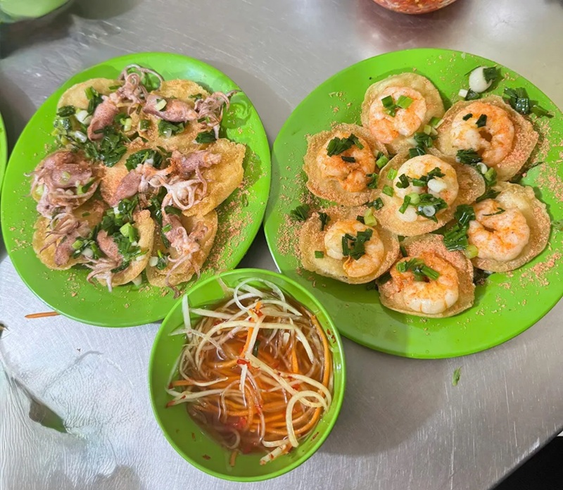 Quán bánh khọt ở Vũng Tàu. Quán bánh khọt nổi tiếng Vũng Tàu