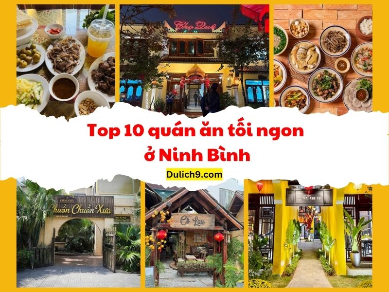 Quán ăn tối ở Ninh Bình. Quán ăn tối ngon ở Ninh Bình