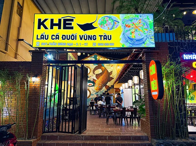 Quán cá đuối ở Vũng Tàu. Quán cá đuổi nổi tiếng ở Vũng Tàu