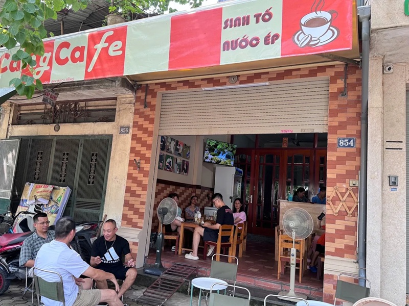 Quán cafe ven sông Hồng nào đẹp. Quán cafe ven sông Hồng