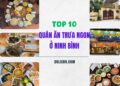 Quán ăn trưa ở Ninh Bình. Ăn trưa ở Ninh Bình quán nào ngon