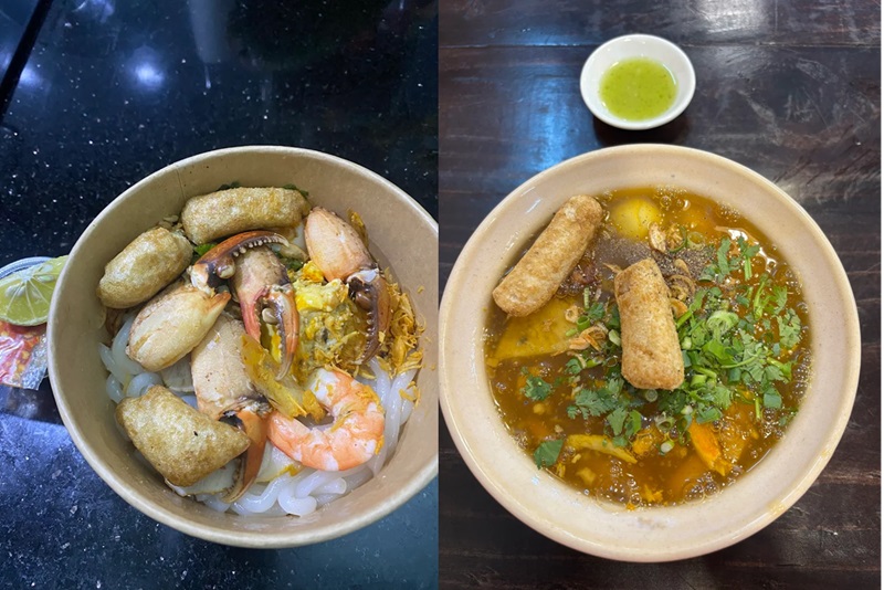 Quán bánh canh cua ở Sài Gòn. Quán bánh canh cua tại Sài Gòn