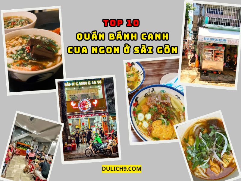 Quán bánh canh cua ở Sài Gòn. Quán bánh canh của nổi tiếng Sài Gòn