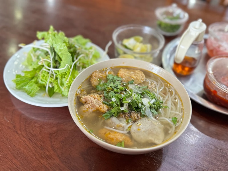Quán bún ở Quy Nhơn. Ăn bún Quy Nhơn quán nào ngon
