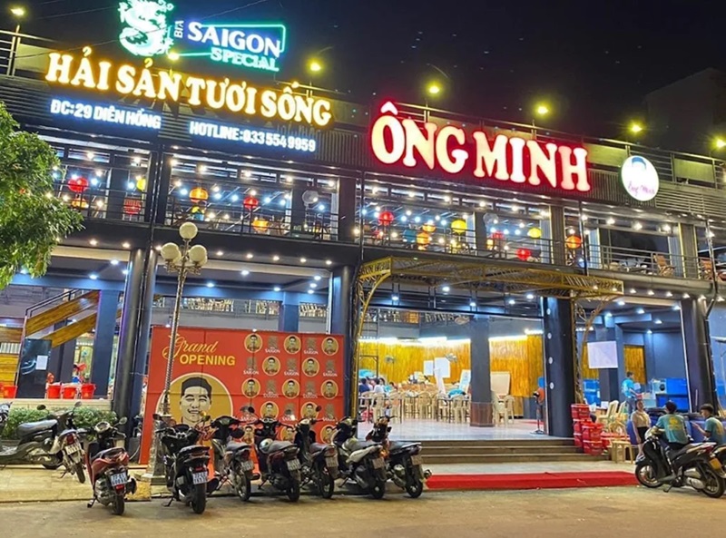 Quán hải sản ở Quy Nhơn. Quán hải sản nổi tiếng ở Quy Nhơn